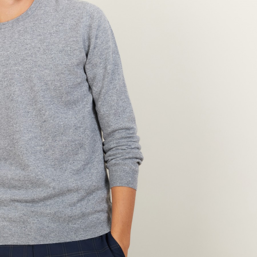 Round-neck cashmere sweater - Evain