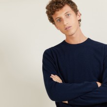 Round-neck cashmere sweater-BENOIT