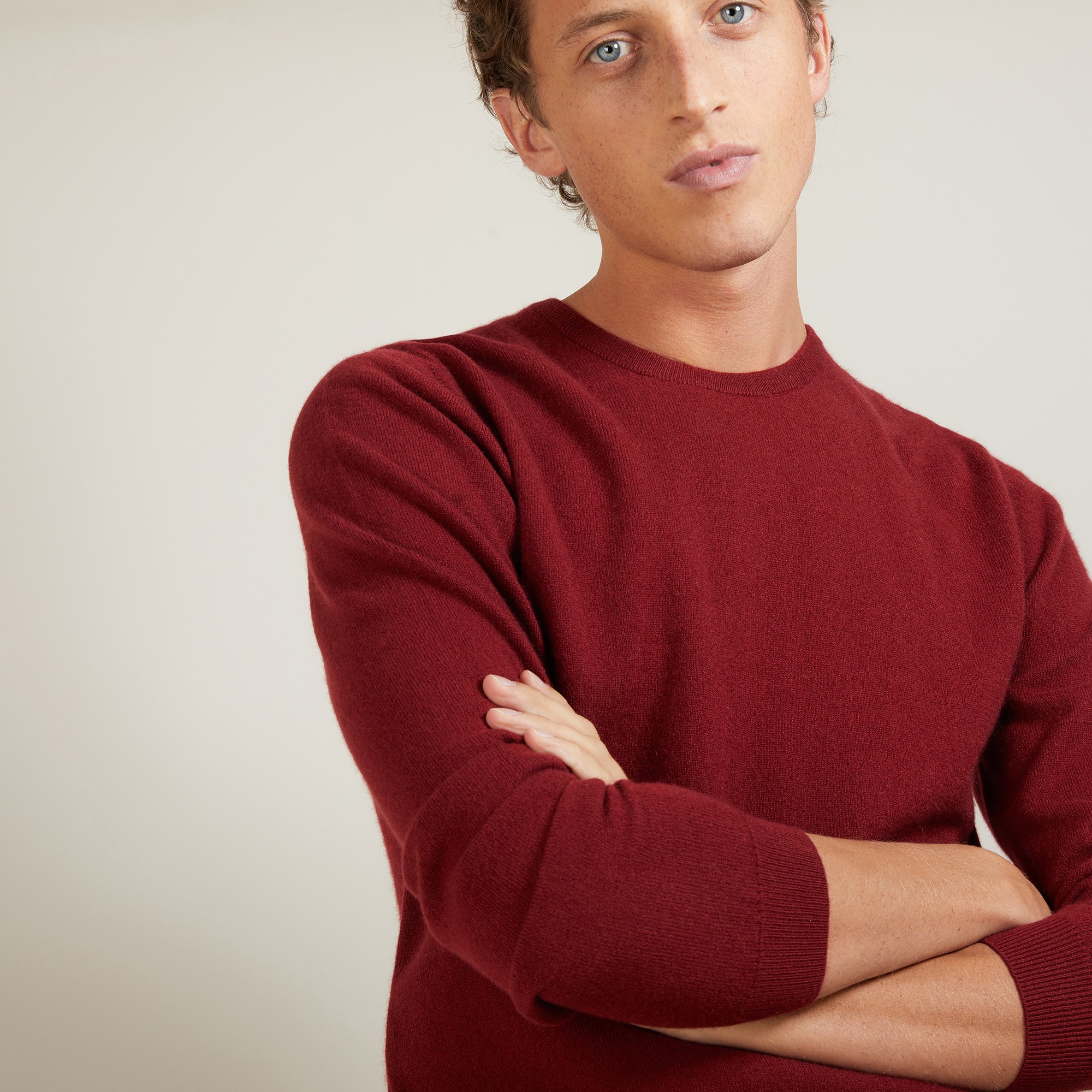 Round-neck cashmere sweater-BENOIT