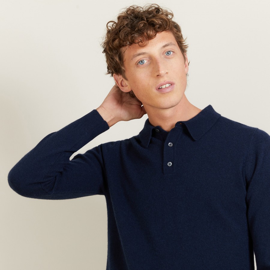 Cashmere polo neck sweater - Emerson