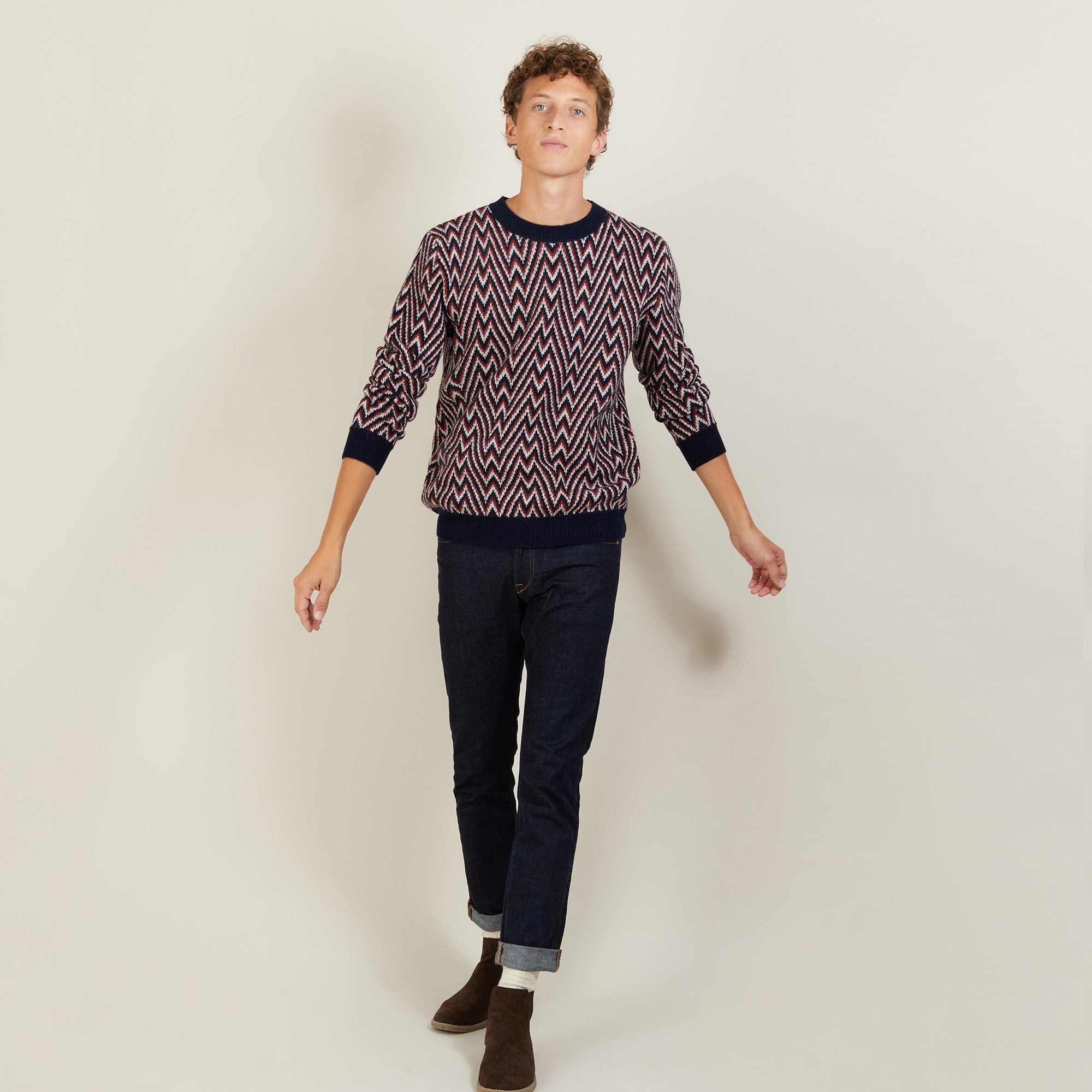 Wool and Alpaca Pullover-LUKA