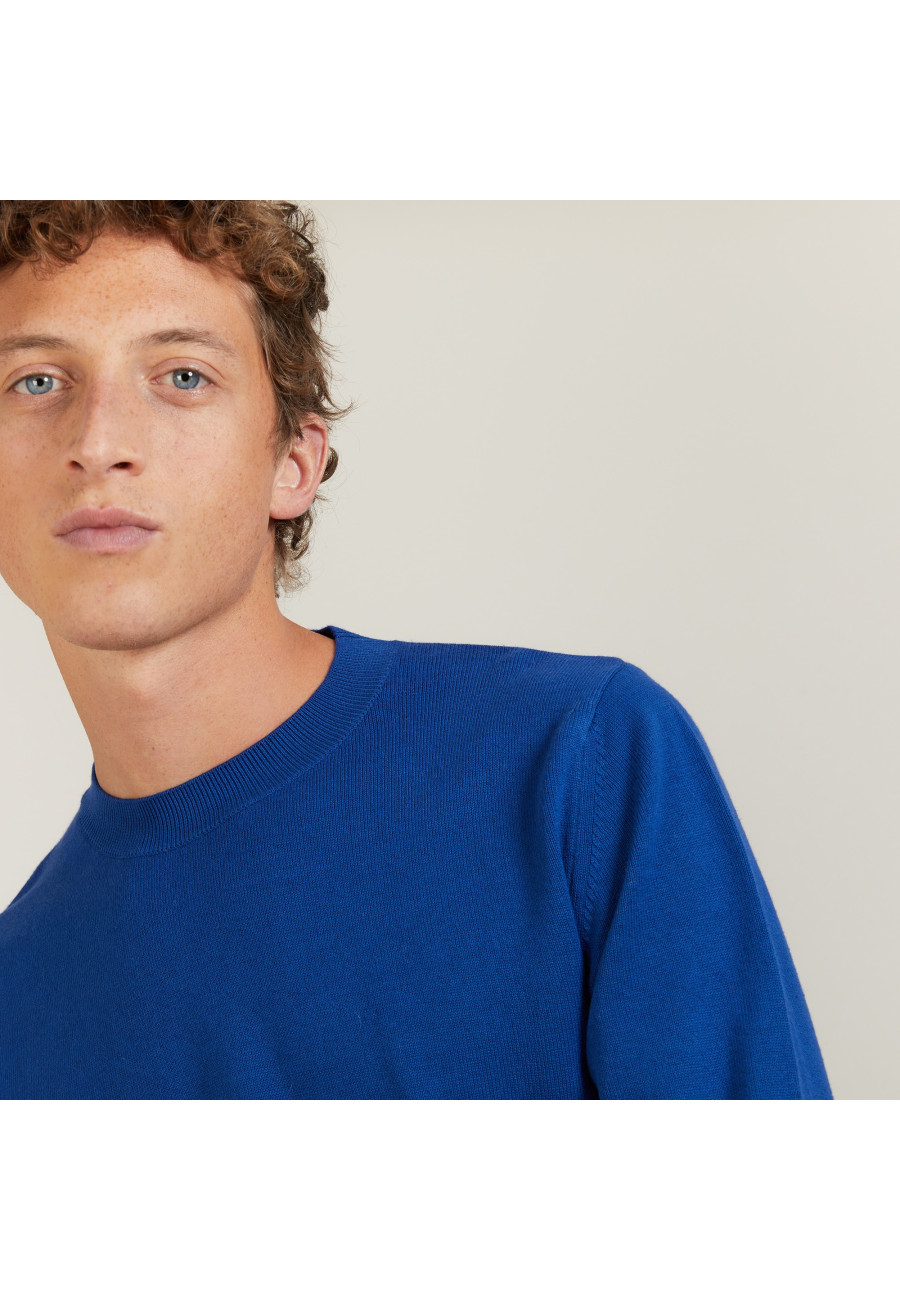 Suéter de algodão e cashmere com gola redonda - Burton