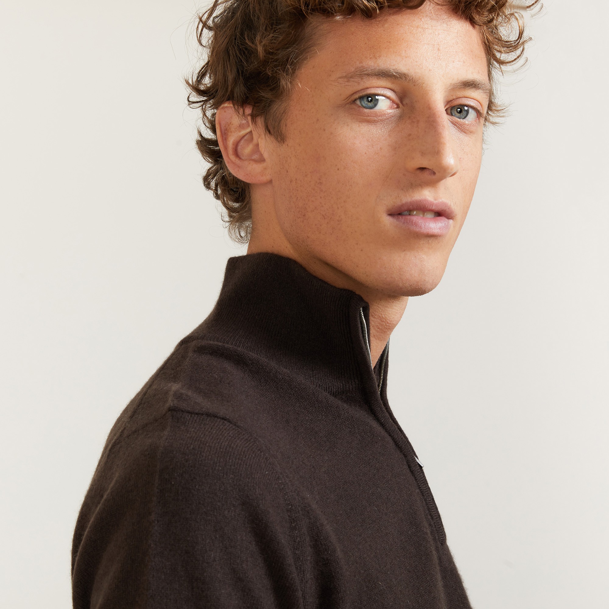 Pull en cachemire col zippé - BLAISE