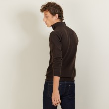 Cashmere sweater with zip neck - BLAISE