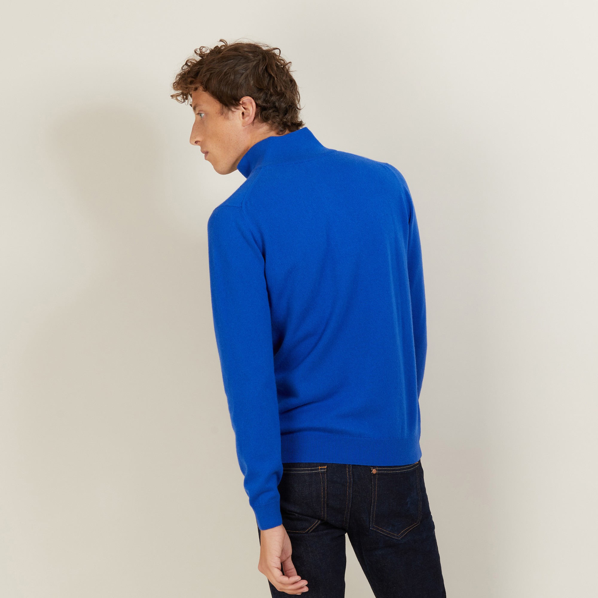 Pull en cachemire col zippé - BLAISE