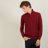 Cashmere sweater with zip neck - BLAISE