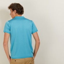 Polo en Fil Lumière à flèches - Billy 5333 nerifer - 49 Turquoise