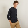 Pull col polo en cachemire - Billy 7011 ombre - 10 Gris foncé 