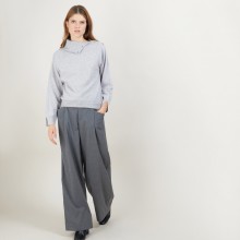 Cashmere sweater with button-down collar - Gretel bis