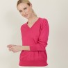Linen cashmere hammer armholes sweater - Bailen