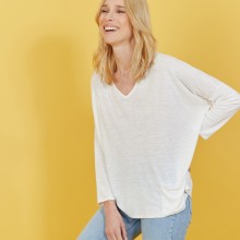 Loose slub linen T-shirt - Balou