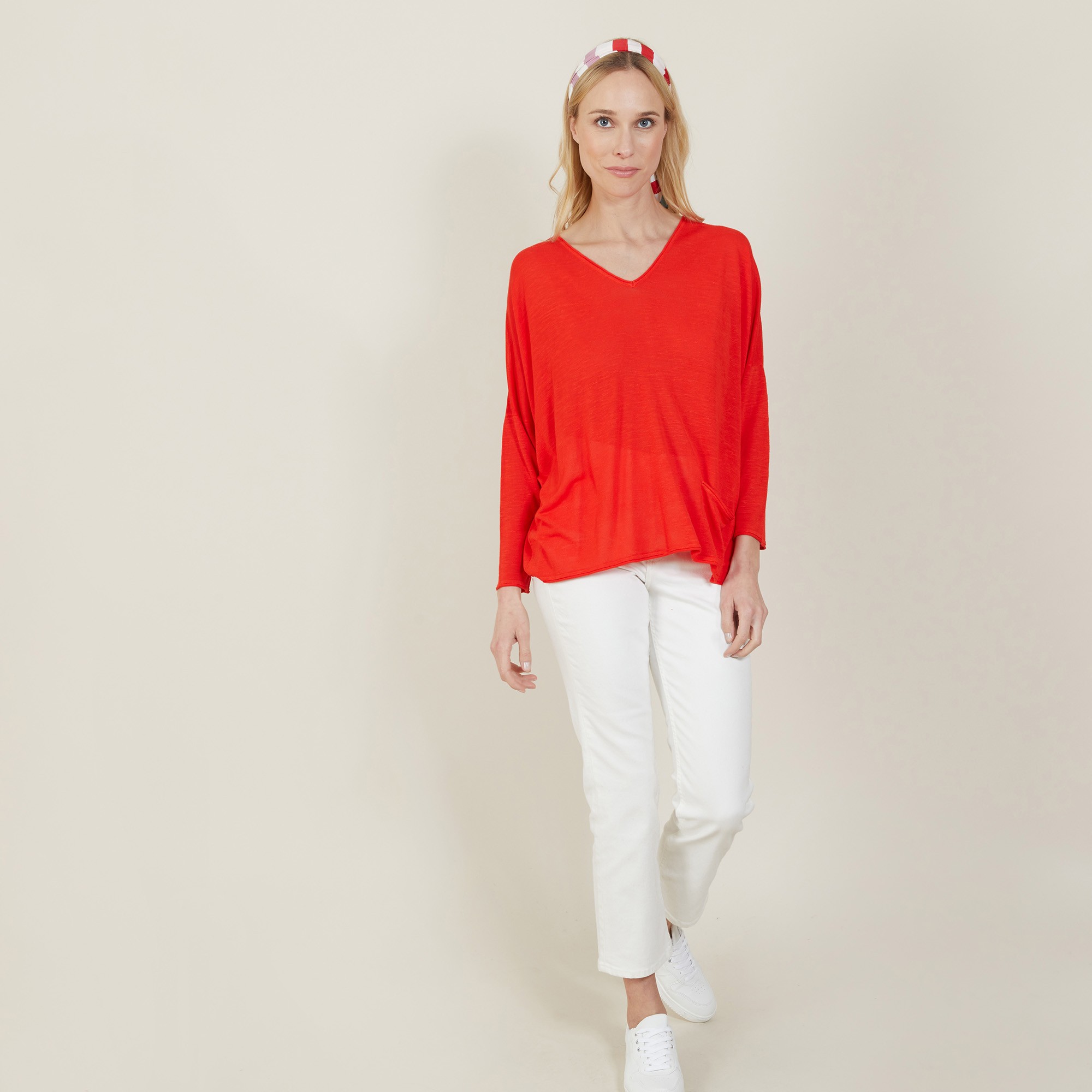 Loose slub linen T-shirt - Balou