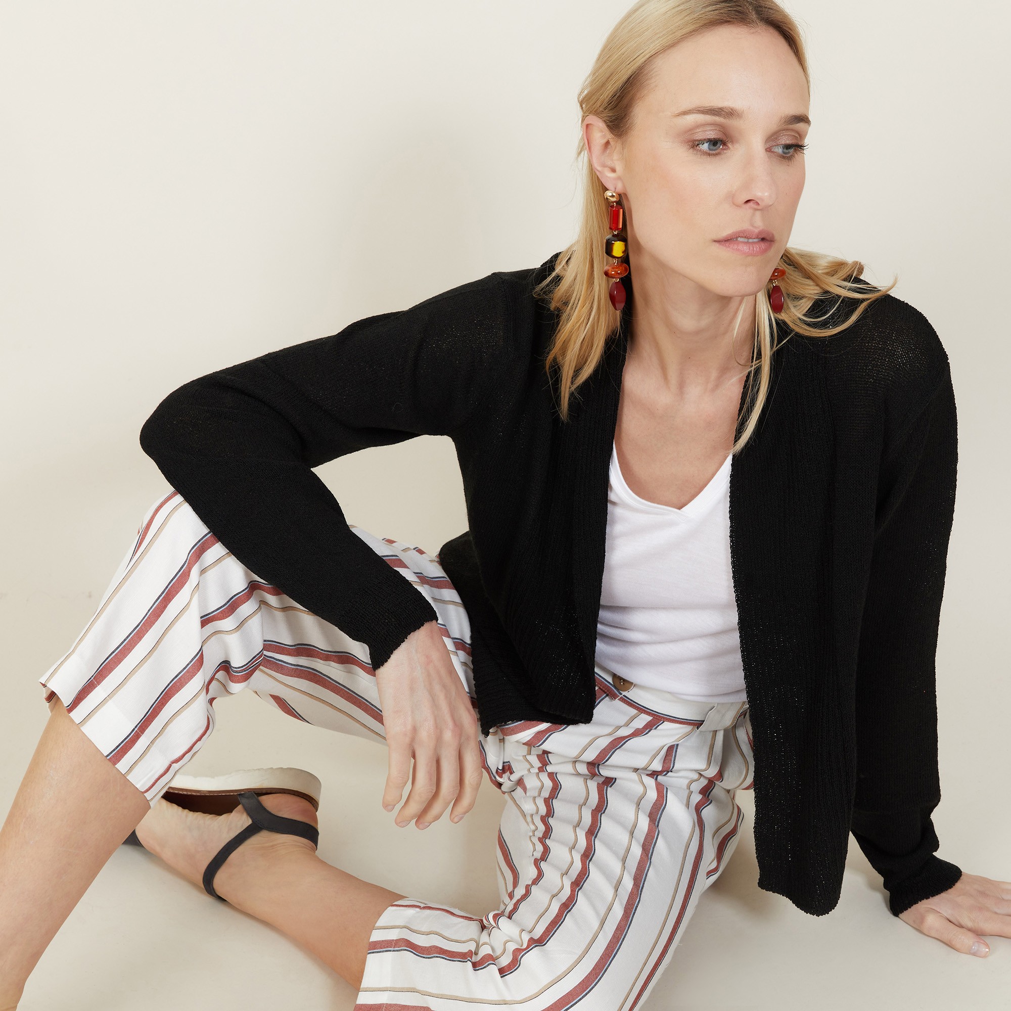 Short jacket with shawl collar - Maddy