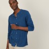 Slub linen button-down shirt - Blason