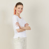 Round-neck slub linen T-shirt - Bonnie