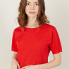 Short-sleeved T-shirt in Fil Lumière - Adeline