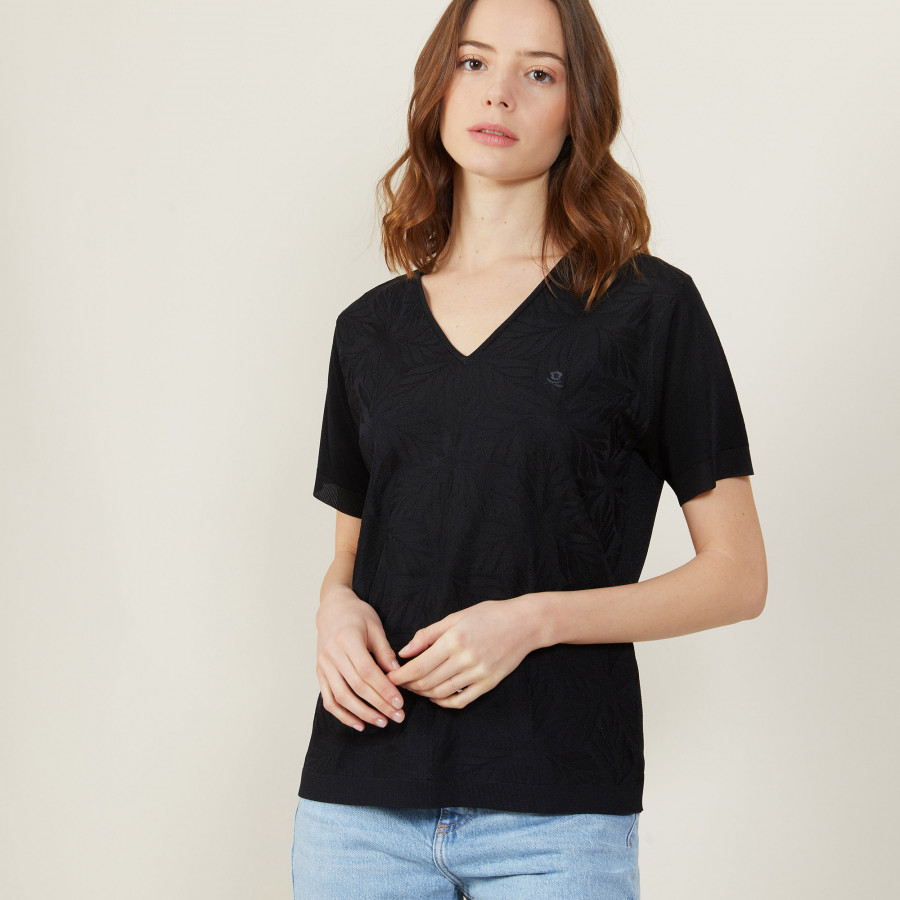 Fil Lumière V-neck T-shirt - Ammy