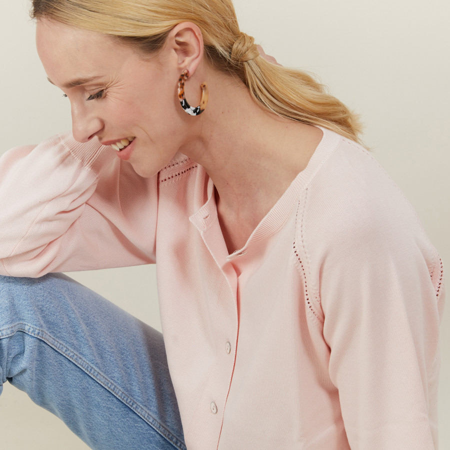 Colete de algodão com cordão - Aniss