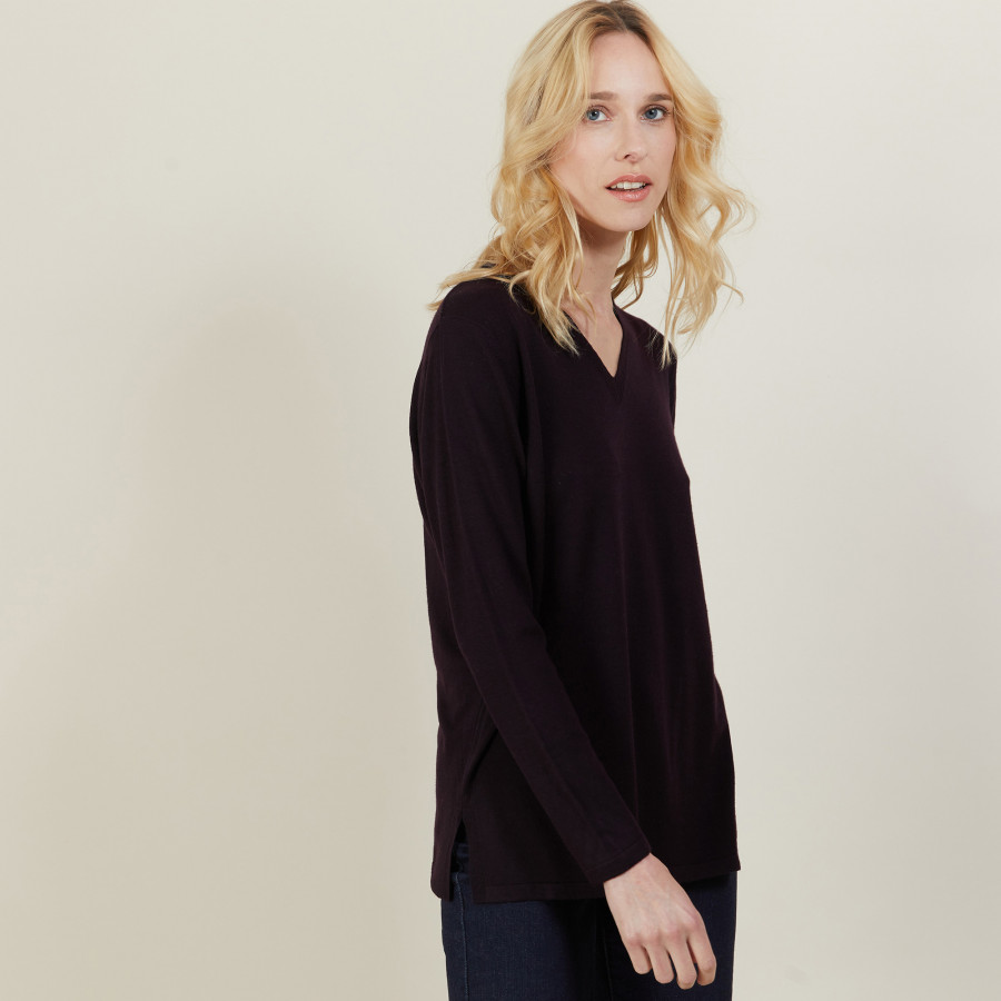 V-neck pullover made of wool Cité 