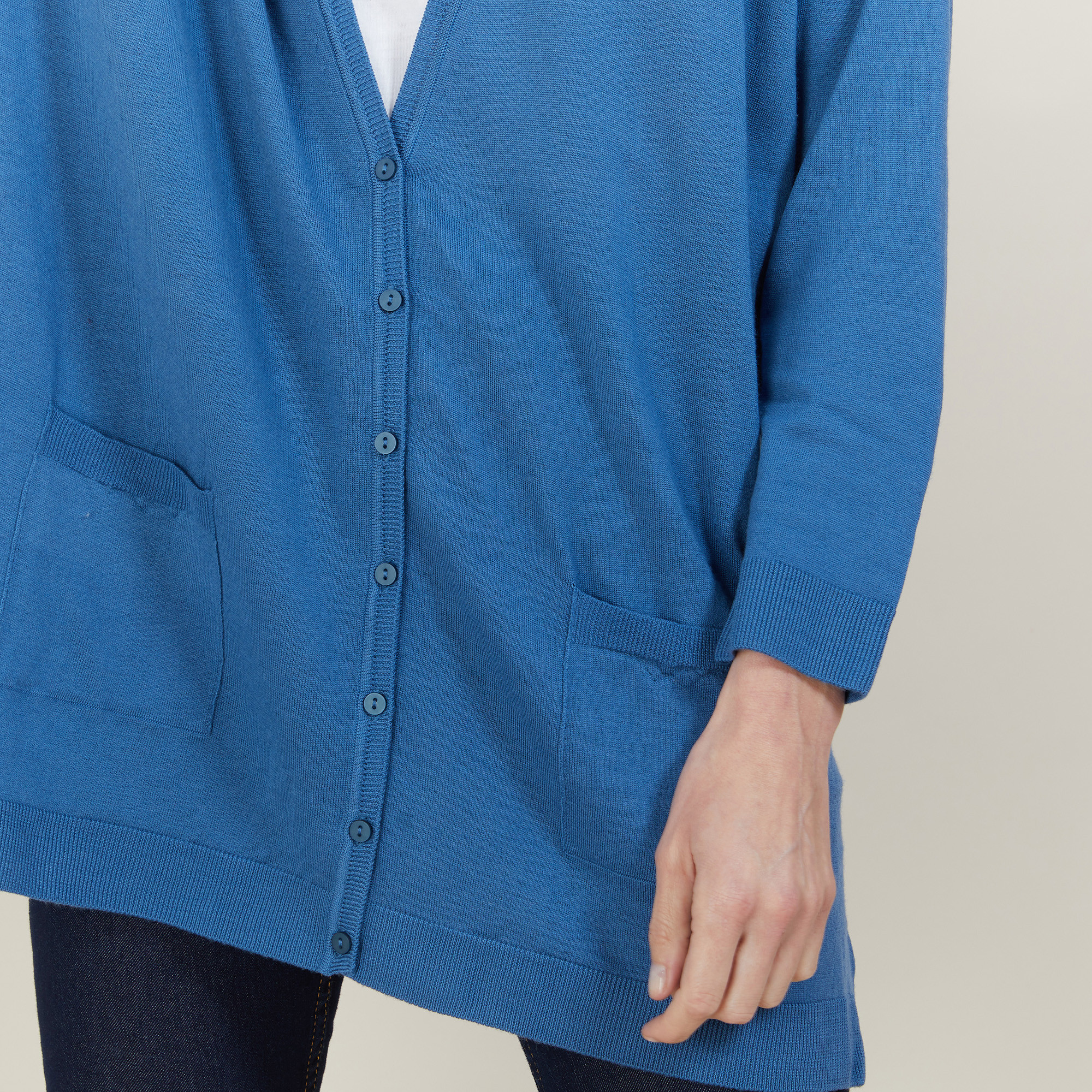 Long cardigan with pockets - Anne-Sophie