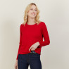 Cropped merino wool sweater - Les Halles