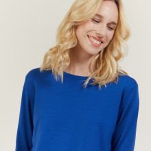 Cropped merino wool sweater - Les Halles