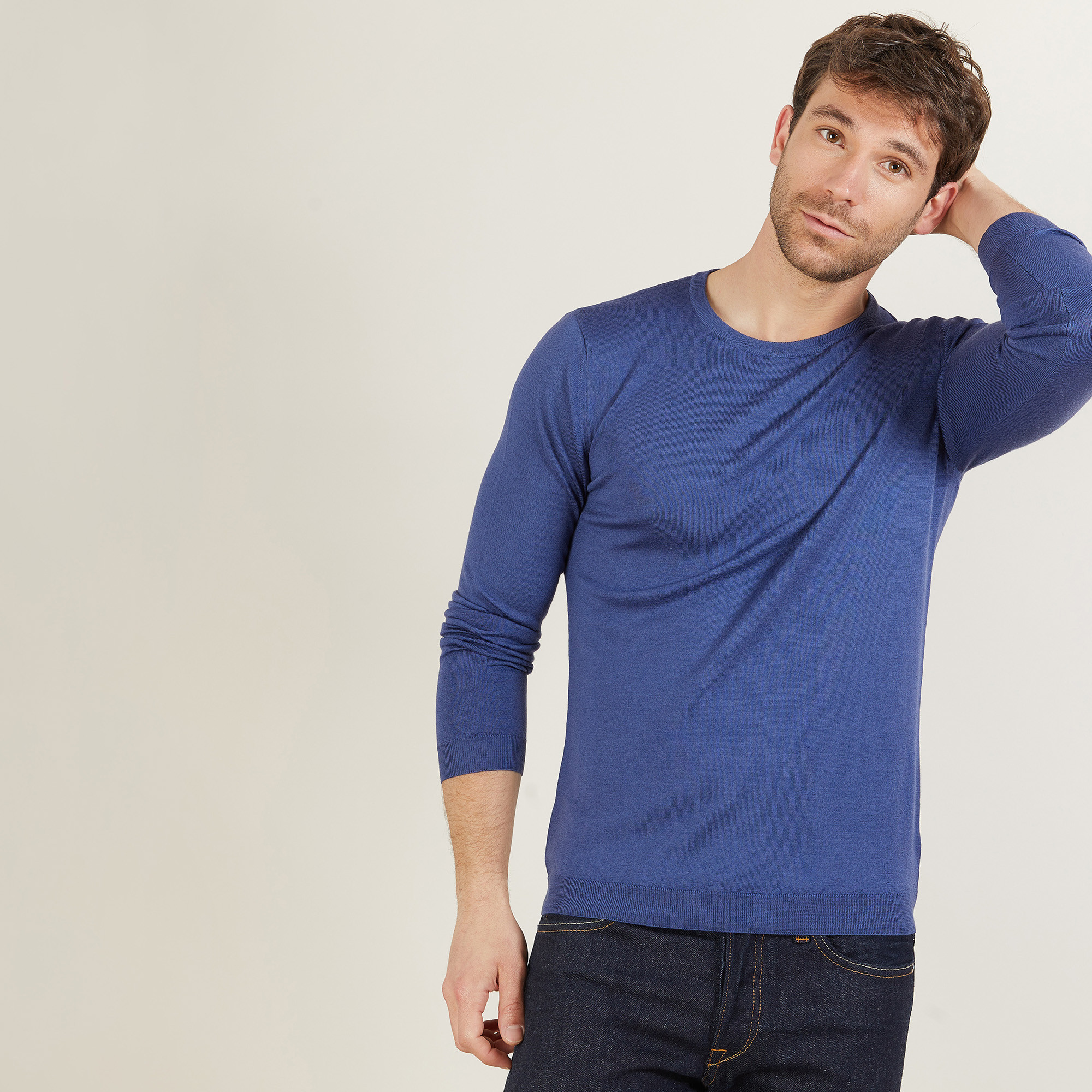 Long sleeves crew neck sweater Frederic