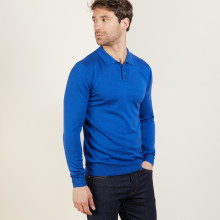 Man poloshirt 100% wool Evan