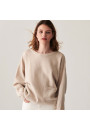 Loose-fit recycled cashmere sweater with pockets - Davina