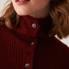 Oversized buttoned mohair sweater - Clea