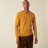 Pull col V en cachemire - Evann 7460 tournesol - 89 Moutarde