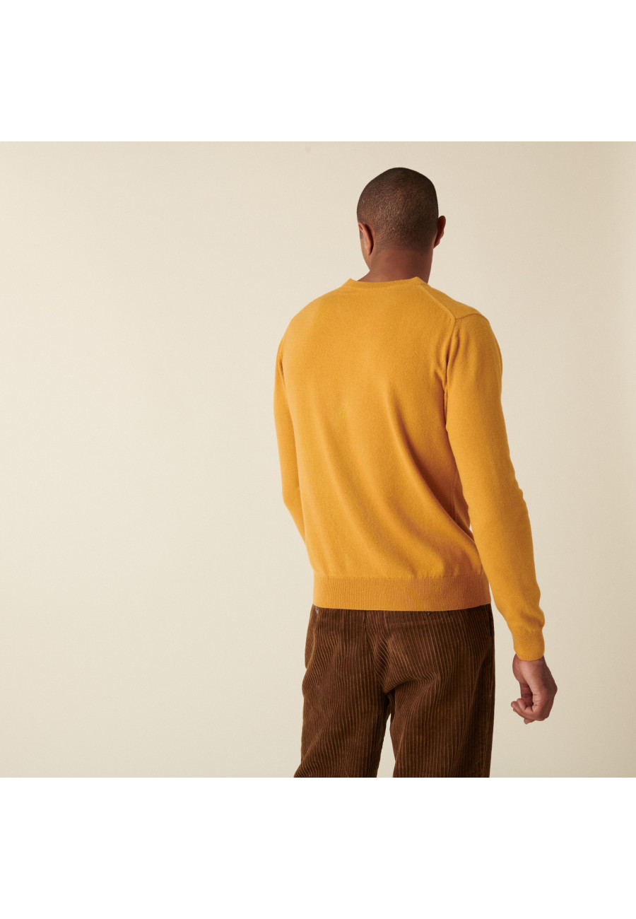 Suéter de cashmere com decote em V - Evann