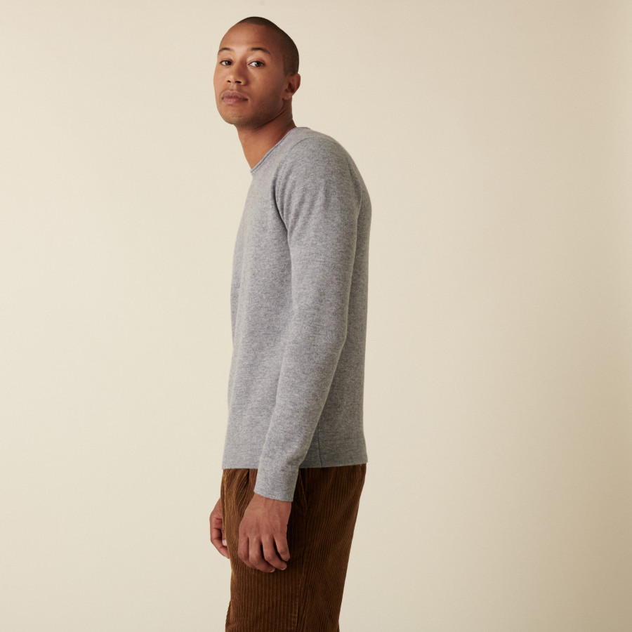 Suéter de cashmere com gola enrolada - Ernest