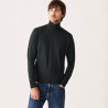 Merino wool turtleneck sweater with logo - Enzo
