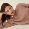 Mohair fancy stitch jumper - Camelia
