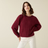 Mohair fancy stitch jumper - Camelia