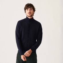 Buttoned cashmere cardigan with pockets - Erwan