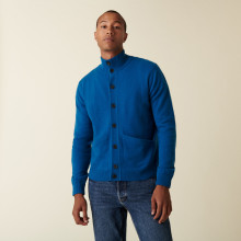 Buttoned cashmere cardigan with pockets - Erwan