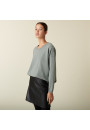 Loose-fit round-neck cashmere sweater - Acene