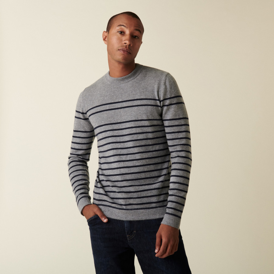 Suéter de cashmere listrado - Auguste