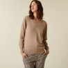 V-neck cashmere sweater - Abel