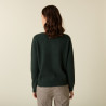Round neck cashmere cardigan with buttoned - Adelys