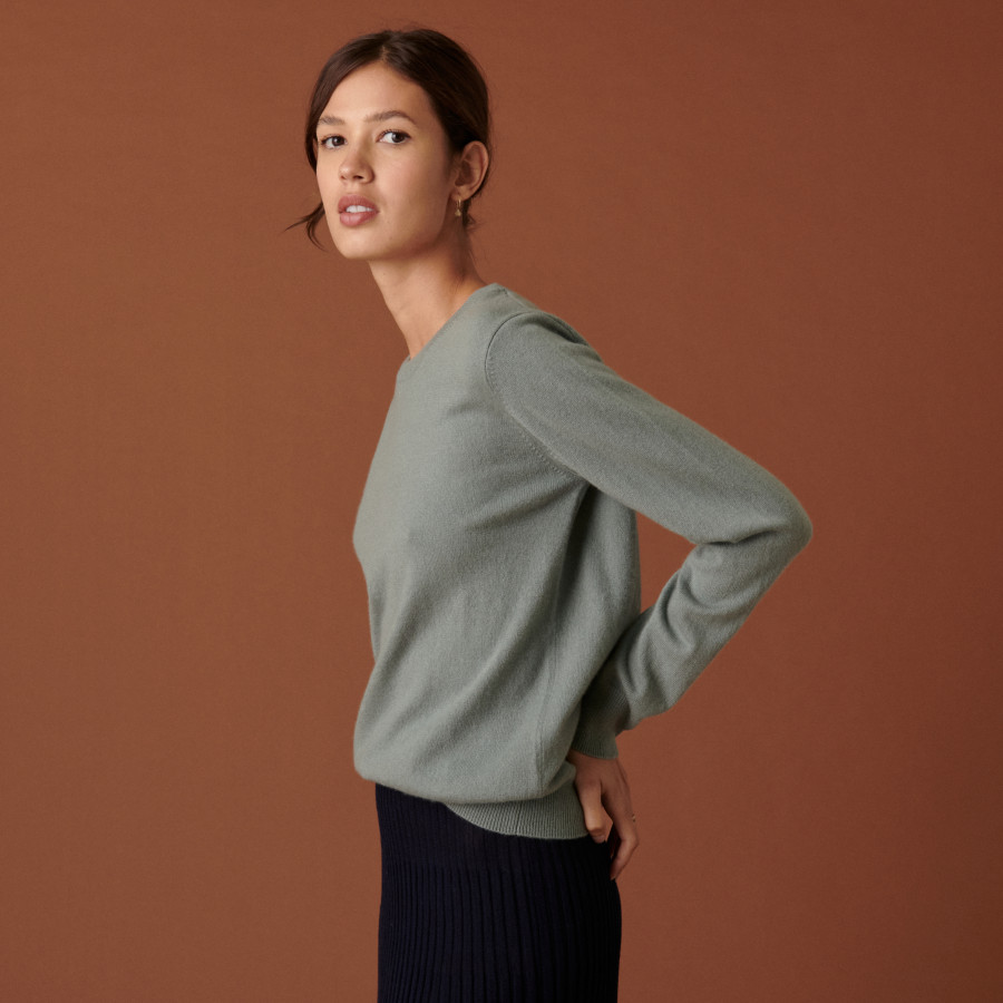 Cashmere round neck sweater - Abeline