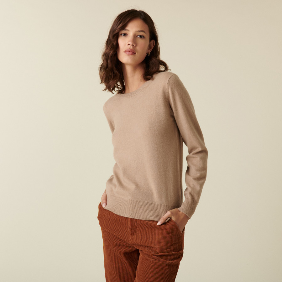 Cashmere round neck sweater - Abeline