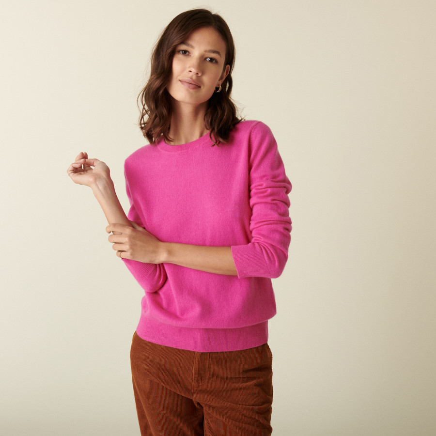 Cashmere round neck sweater - Abeline