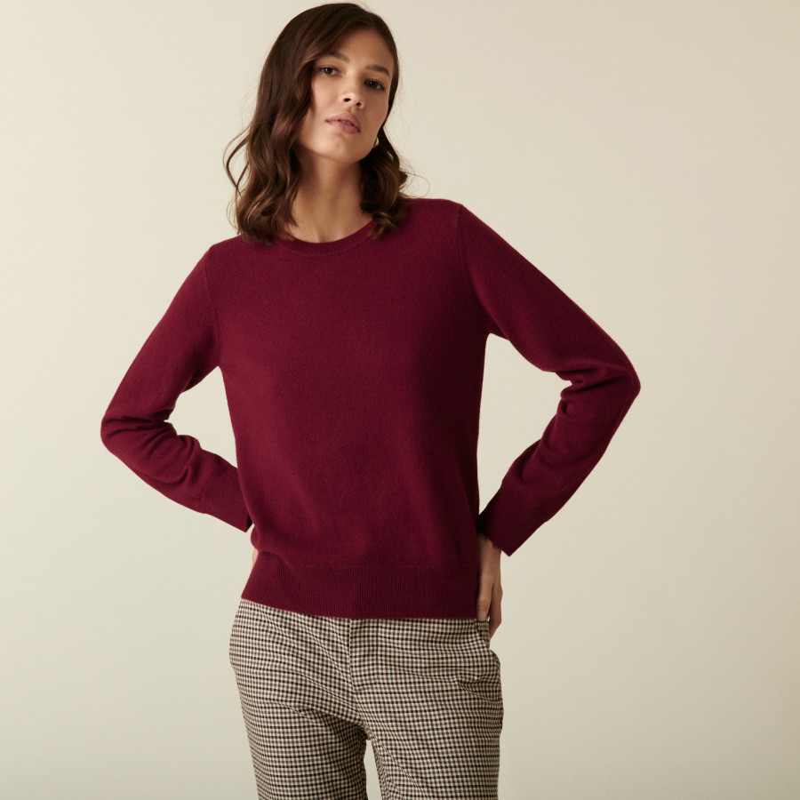 Cashmere round neck sweater - Abeline