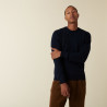 Pull col rond en cachemire - Evain 7440 marine - 05 Bleu marine