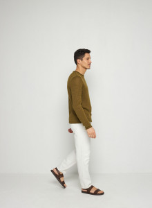 Linen round neck sweater - Rudy