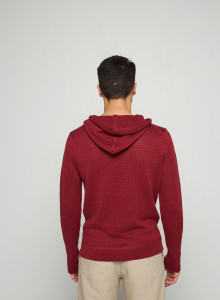 Linen Crew Neck Hoodie - Russell
