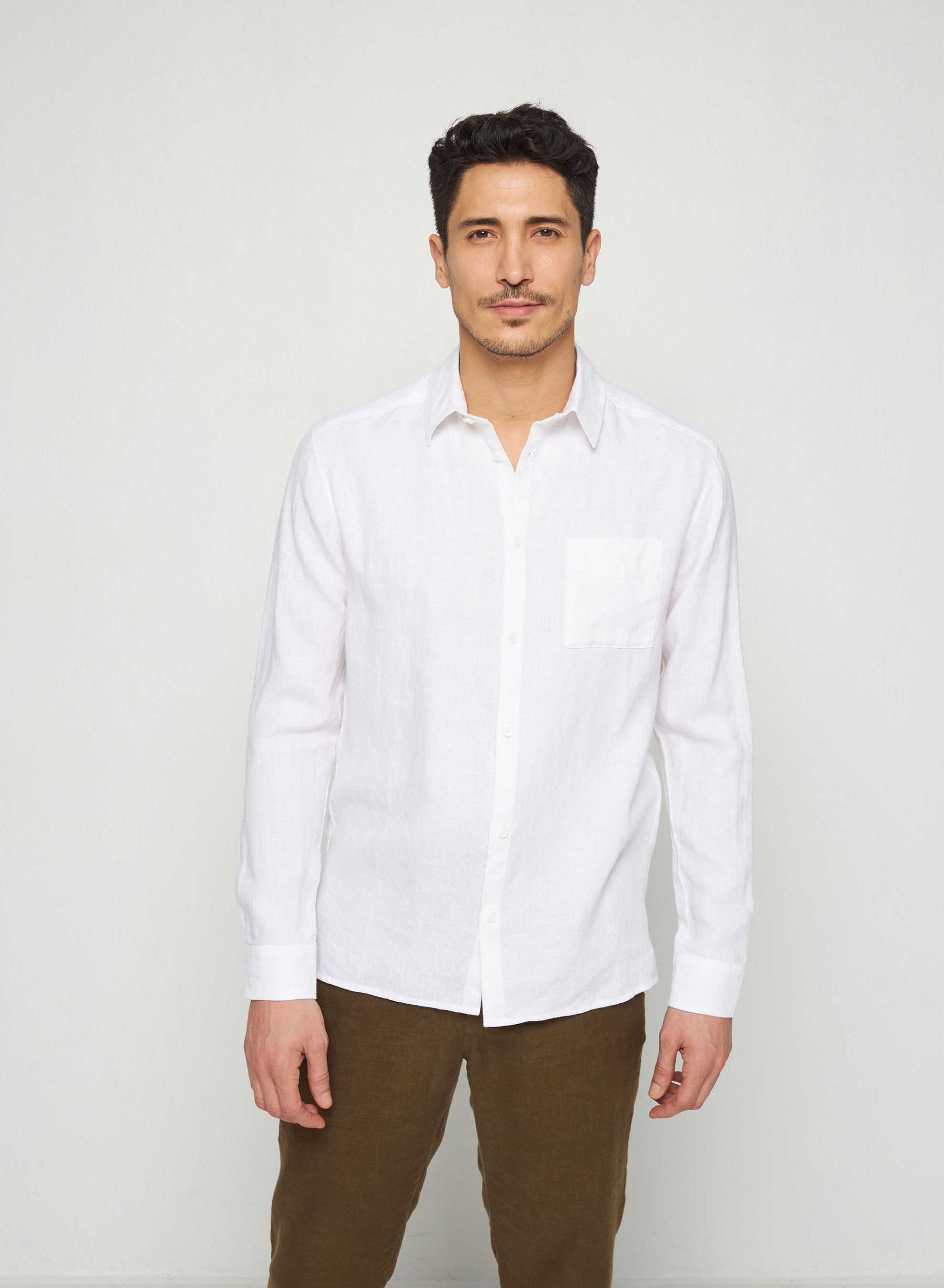 Long sleeve linen shirt - Robin